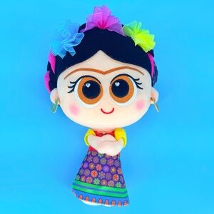 Fiesta Amparin Frida Kahlo Plush Doll 12" Artist Chibi Virgencita Style #55238